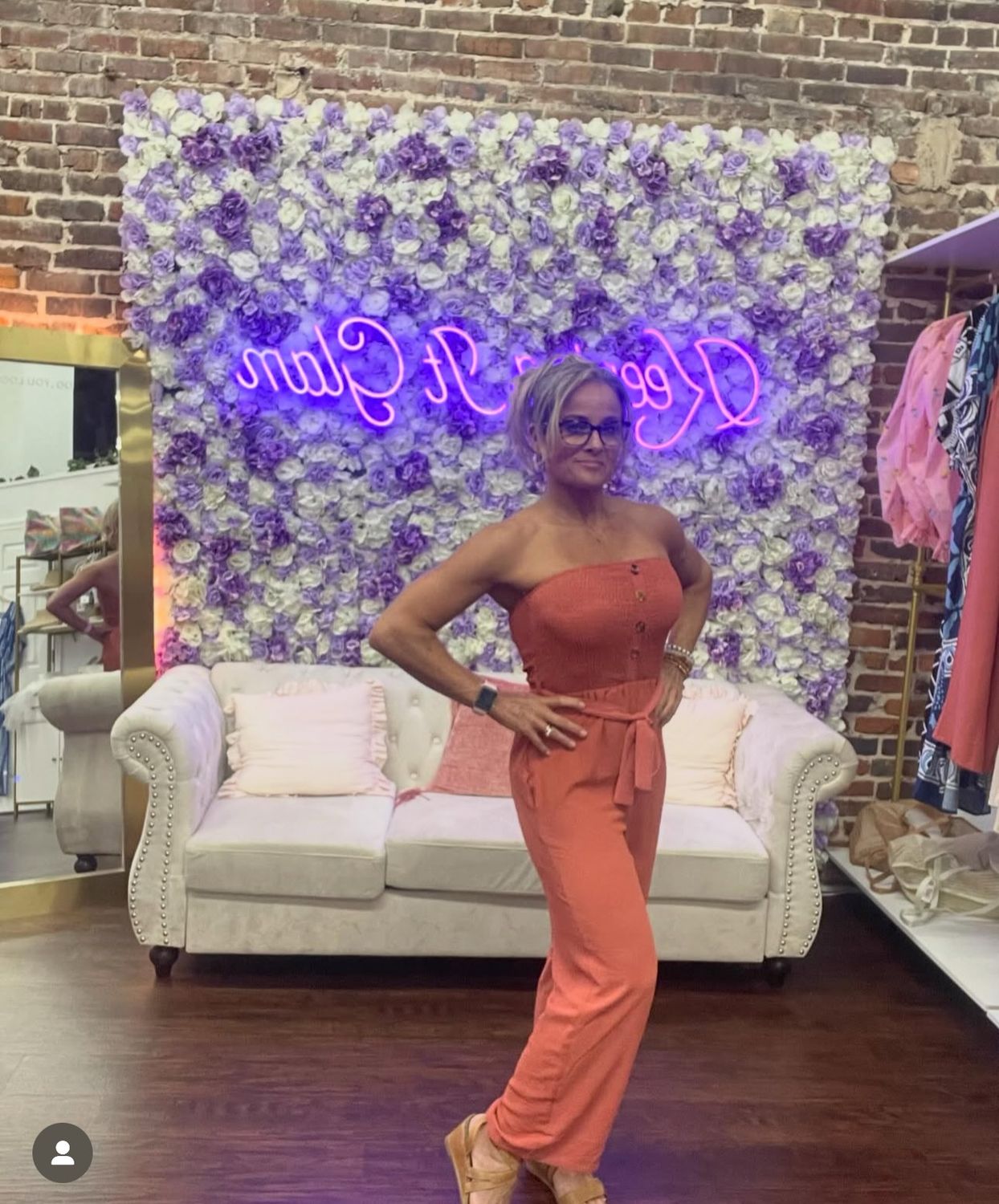 Chic Annatto Off The Shoulder Smocked Sleeveless Jumpsuit