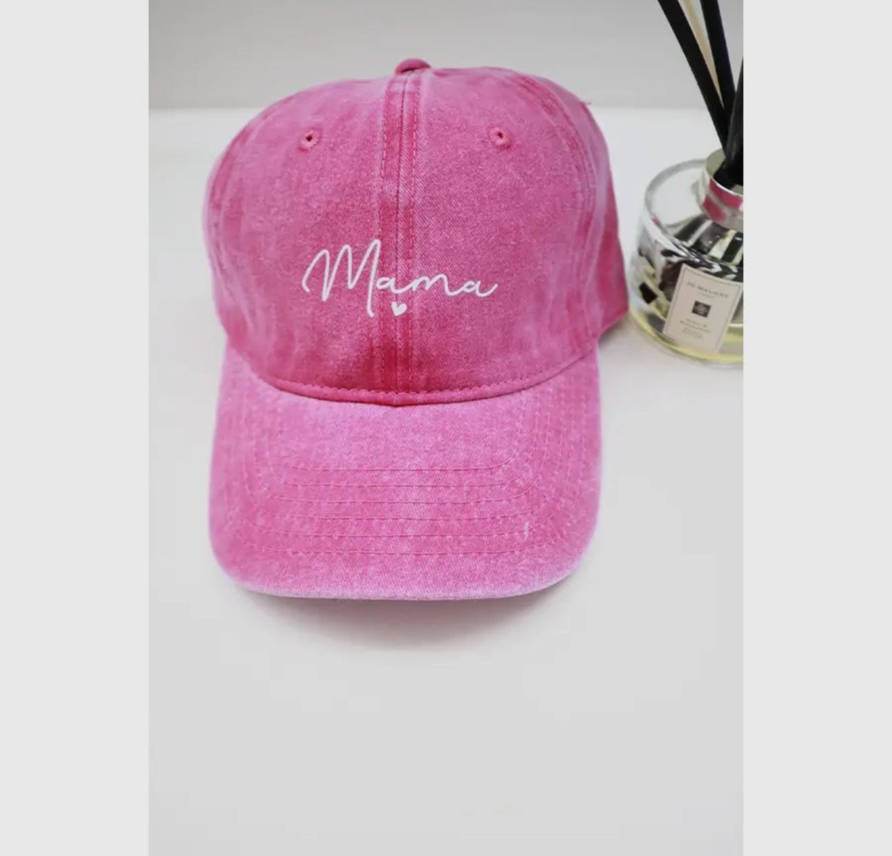 Pink mama hat