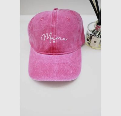 Pink mama hat