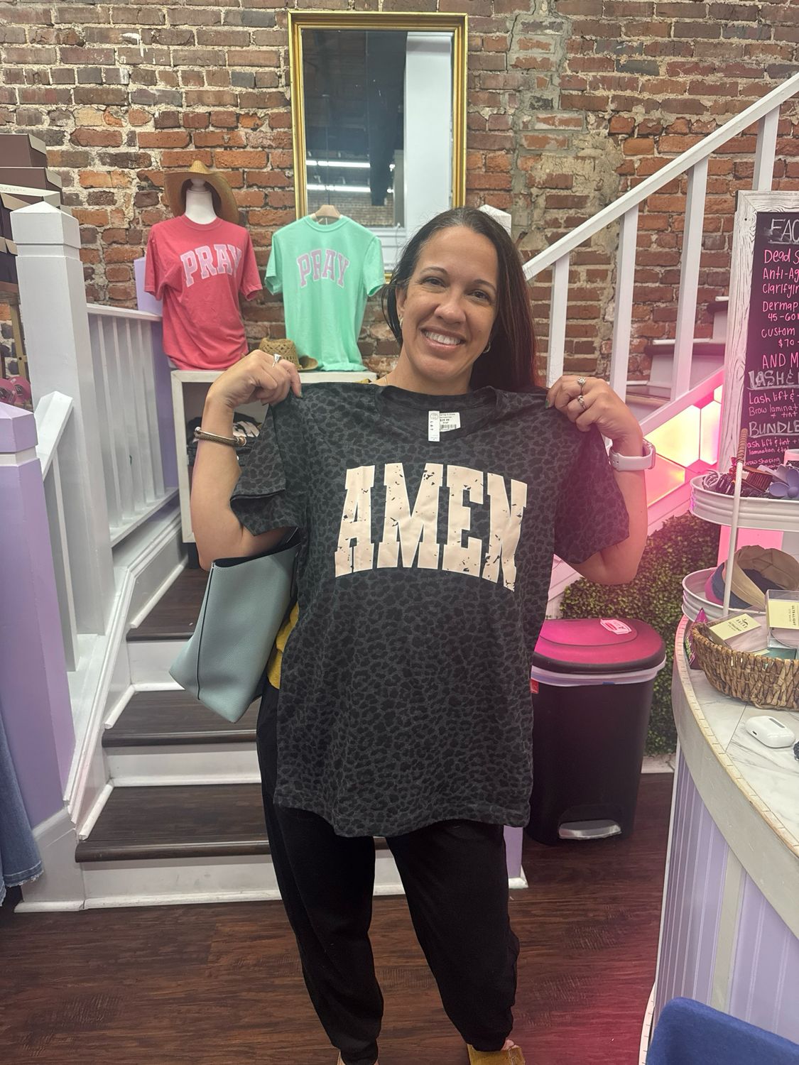 Amen T-shirts Leopard