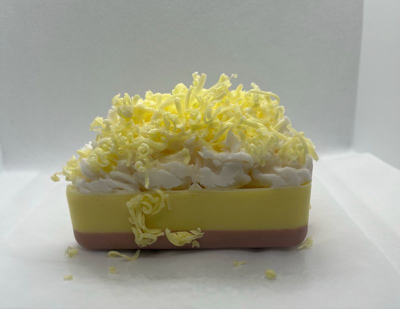 Double Topped Lemon Cheesecake Body Wash Bar