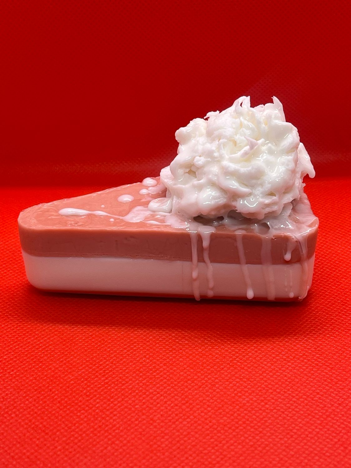 Red Velvet Cheesecake Body Wash Bar (with Cream Cheese Drizzle)