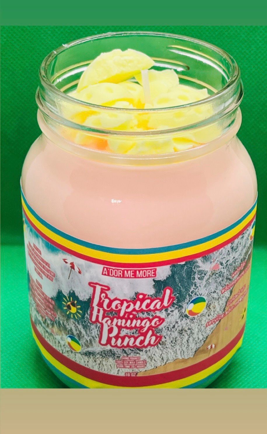 Flamingo Fruit Fruit Punch Candle (16 oz)
