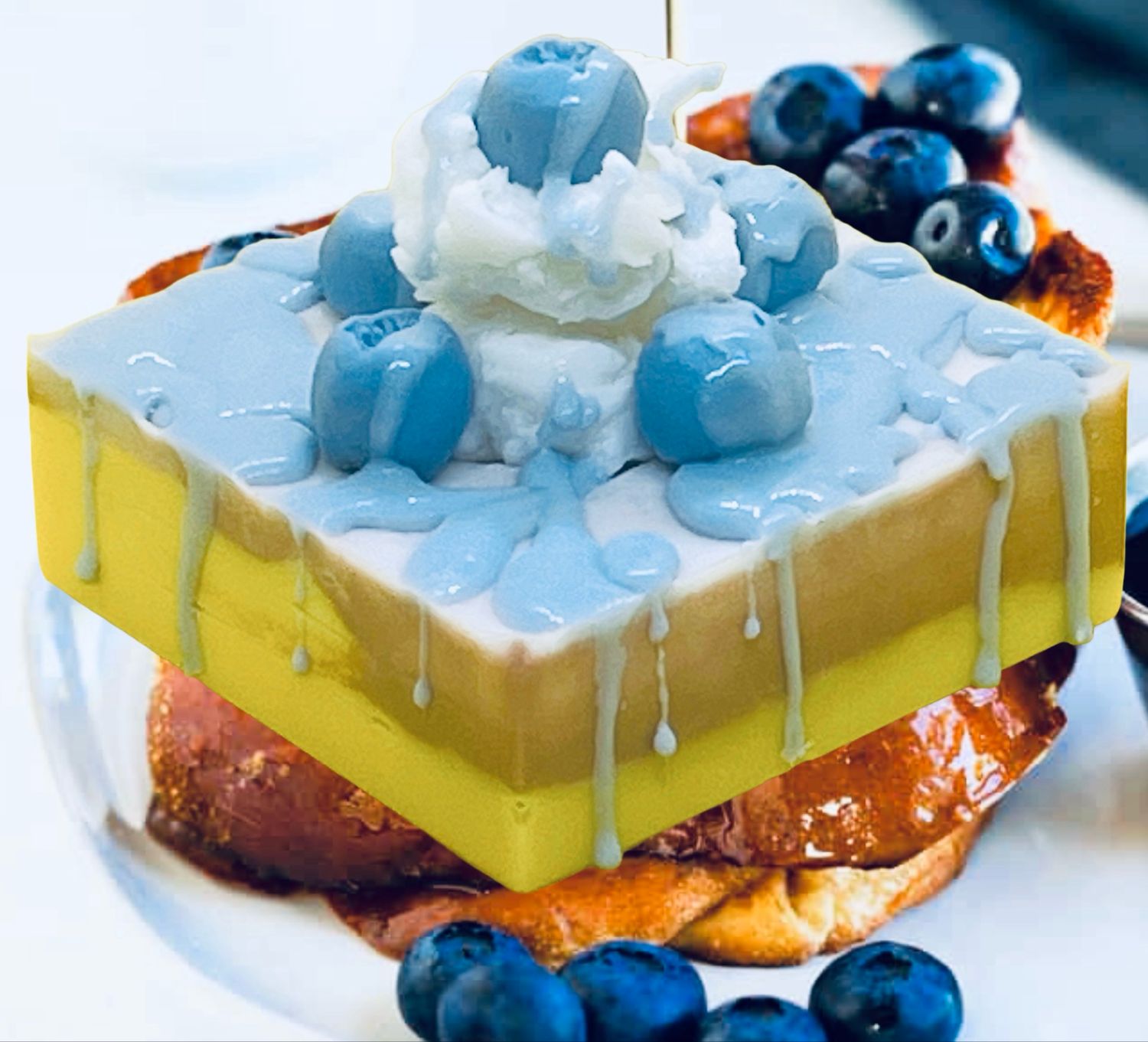 Messy Blueberry French Toast Body Wash Soap Bar