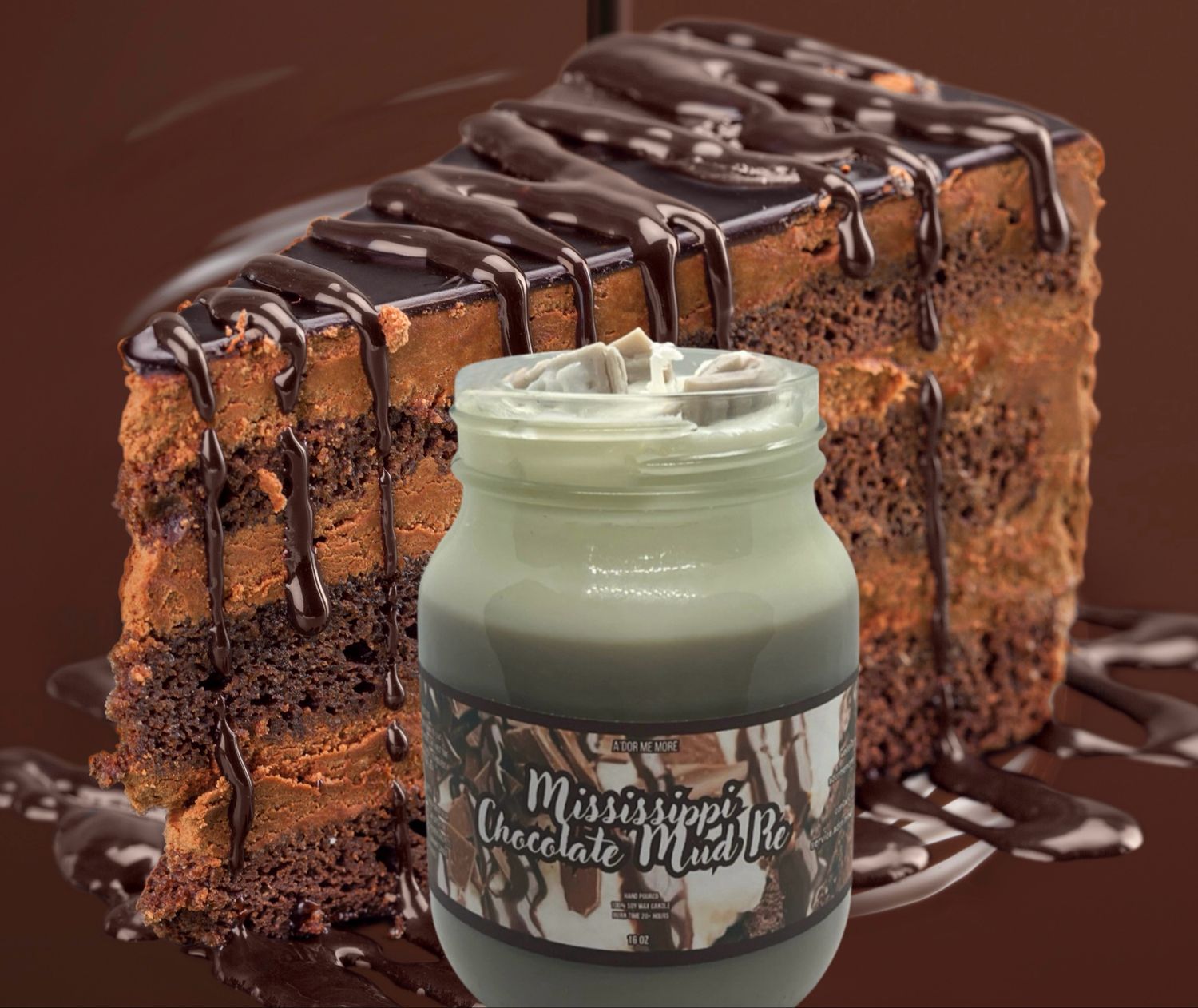 Mississippi Chocolate Mud Pie Scented Candle (16 oz)