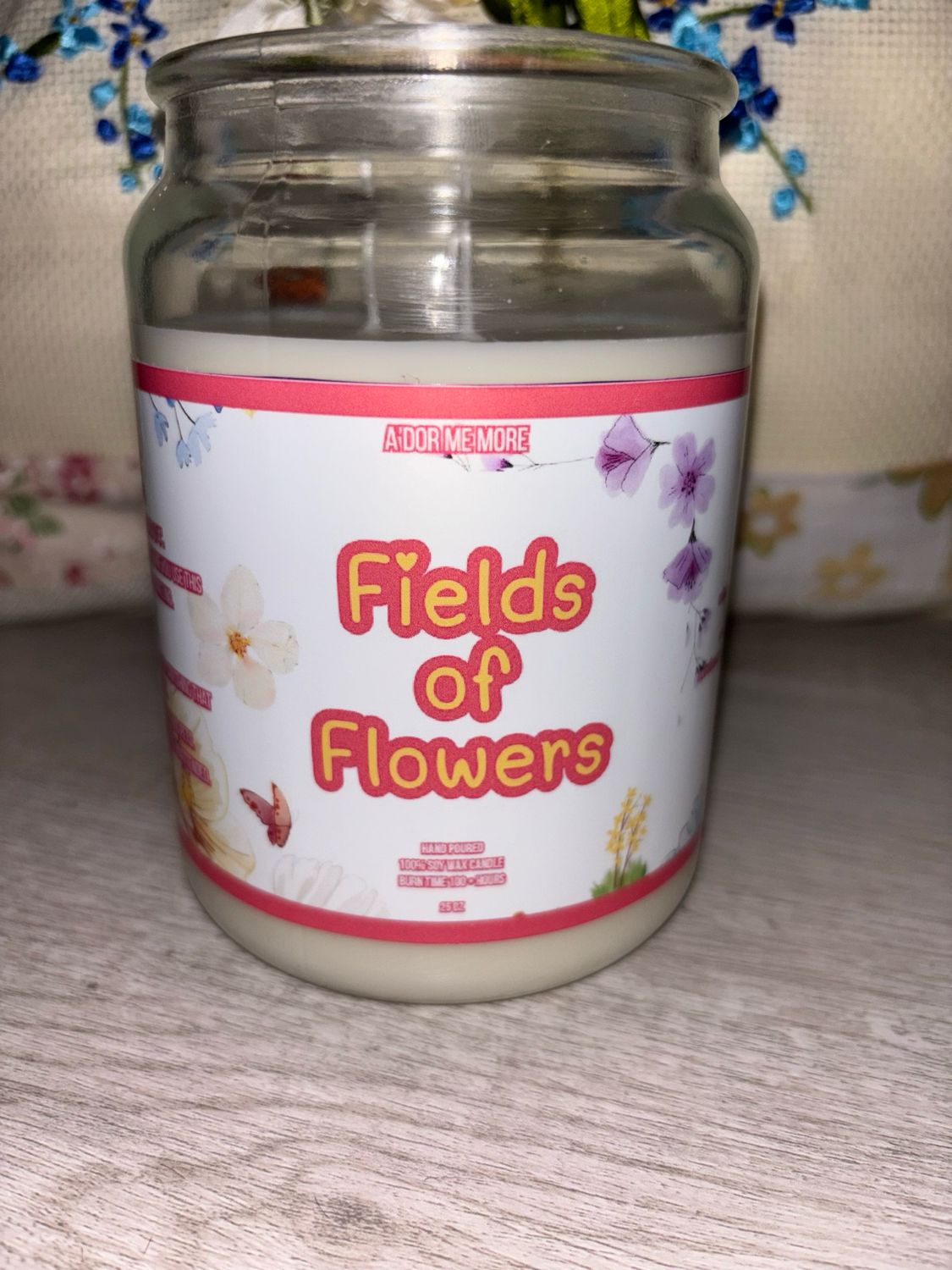 “Fields Of Flowers” 25 Ounce Candle (3 Wick)
