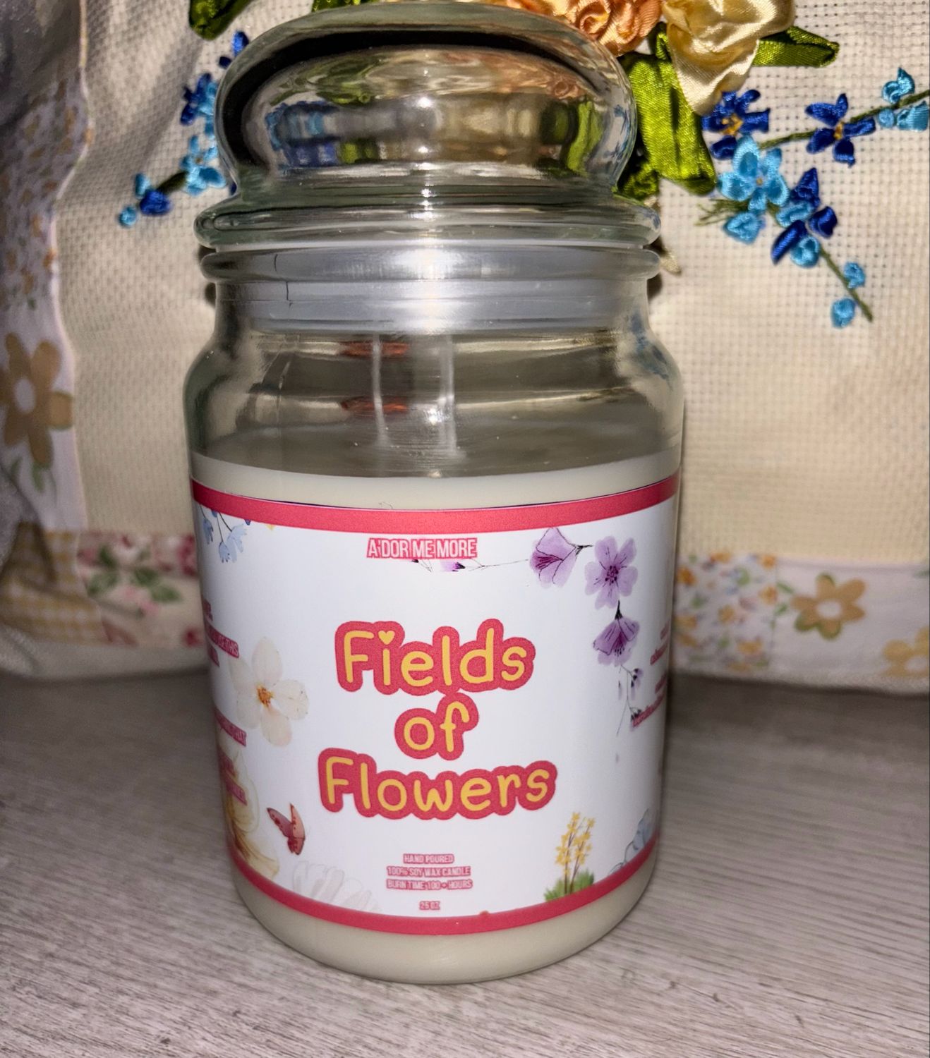 “Fields Of Flowers” 25 Ounce Candle (3 Wick)