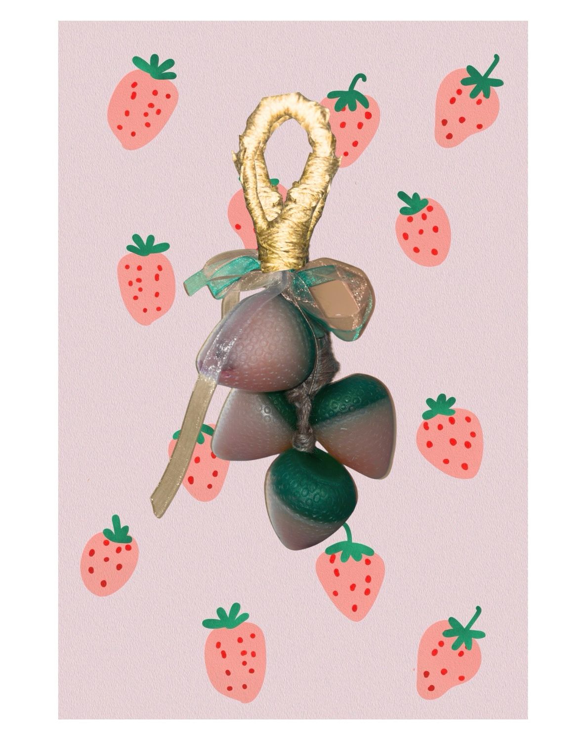 Strawberry Pound Cake Scented “Hand Soap” On A Rope