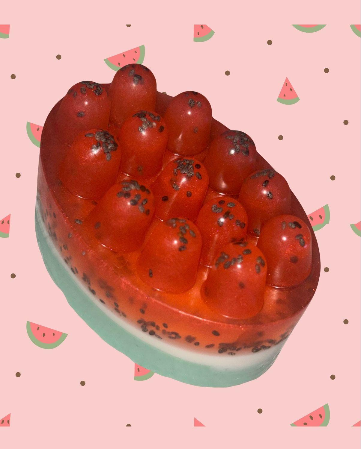 Watermelon Scented Exfoliating Scrub Massage Soap Bar