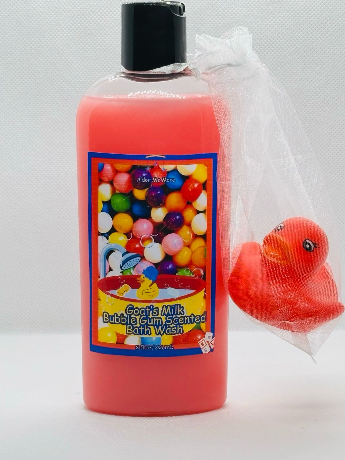 “Goats Milk Bubble Gum Scented” Baby Bath Wash (8 Ounces)