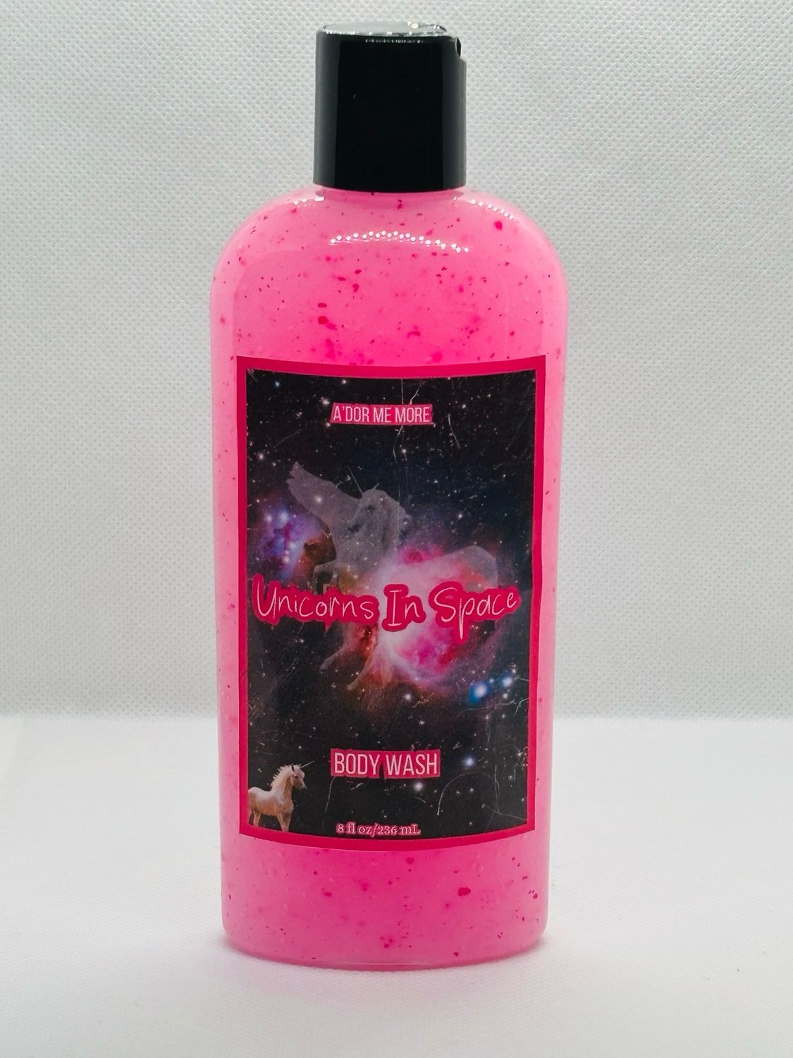 “Unicorns In Space” Cotton Candy, Vanilla Ice cream Scented Body Wash (8 Ounce)