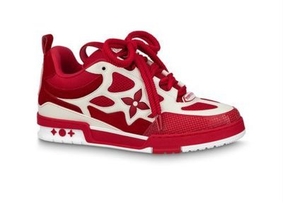 LV Skate Sneakers - Red