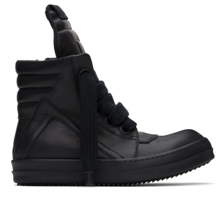 Rick High Tops - All Black Jumbo Lace