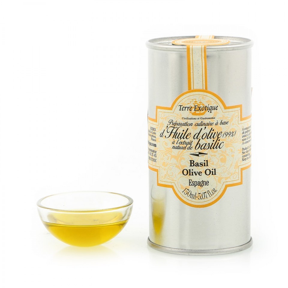 Масло оливковое с базиликом, ТЕРРЕ ЭКЗОТИК, 150мл