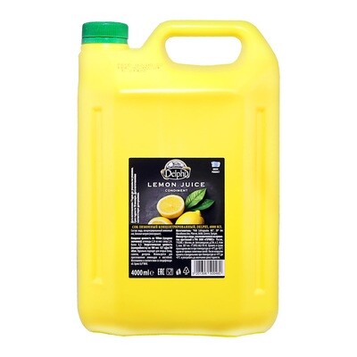 Лимонный сок, ДЕЛФИ, канистра 4л