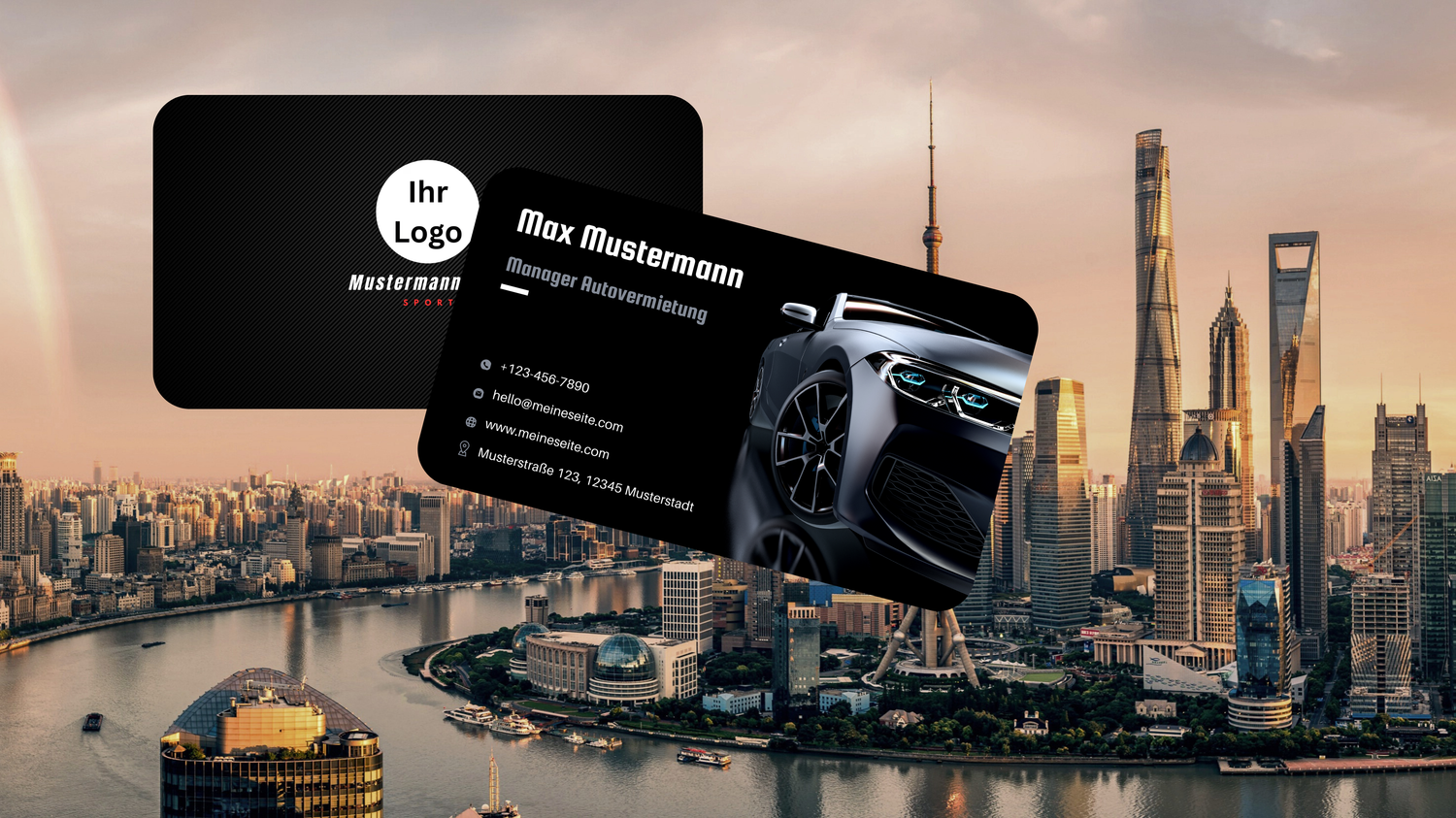 Autovermietung-Design Previscard