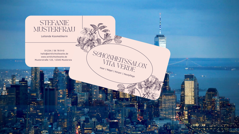 Beauty salon - Design Previscard