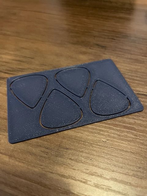 Gitarren Plektrum 4 Stück 1,2 mm