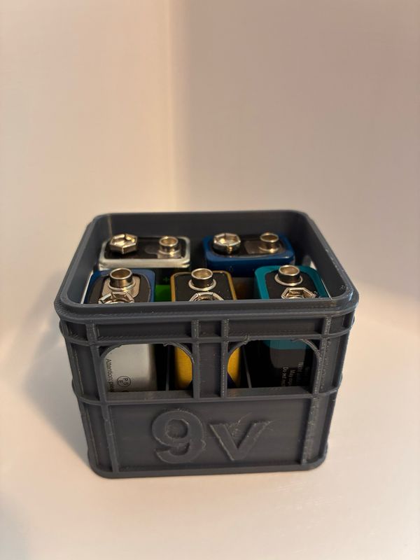 9 Volt Akku Aufbewahrung
