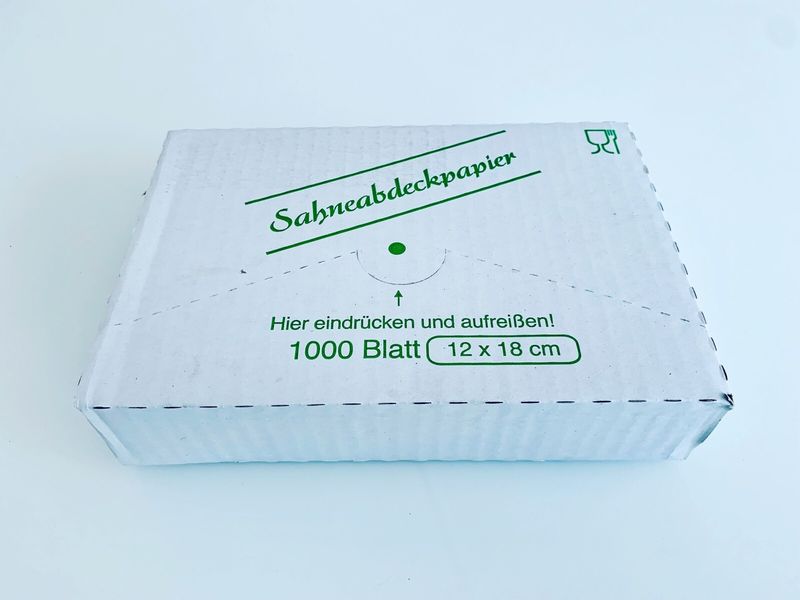 Sahneabdeckpapier 1/32 12 x 18 cm Cream masking paper