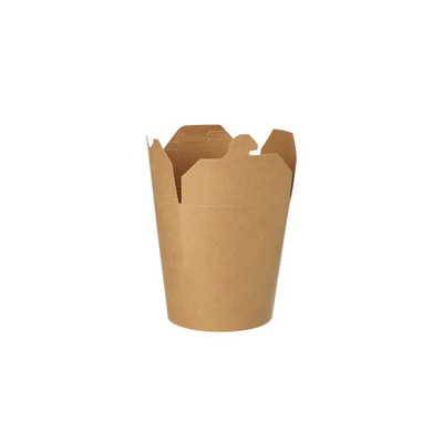 Snackboxen, Pappe eckig, 470 ml, braun