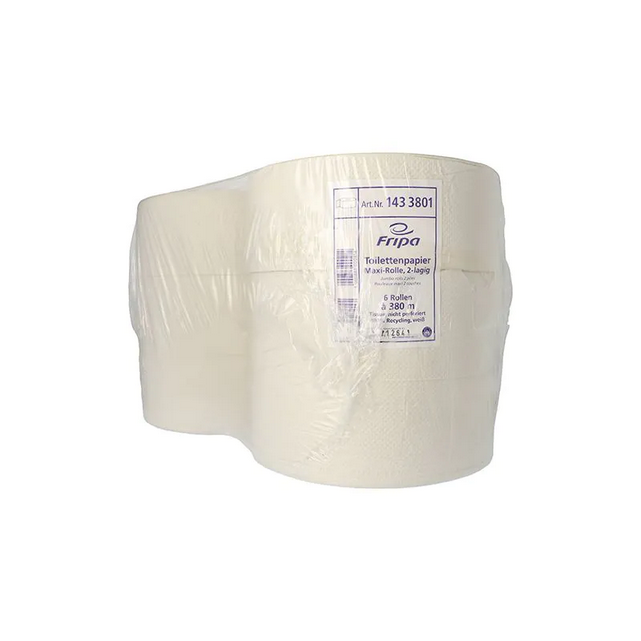 Fripa Toilettenpapier Großrolle, 380 m x 10 cm weiss