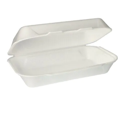 Menüboxen mit Deckel aus XPS, 1800 ml weiss