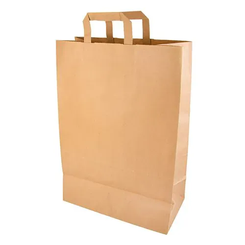 Papiertüten 44 x 32 x 17 cm braun mit Tragegriff