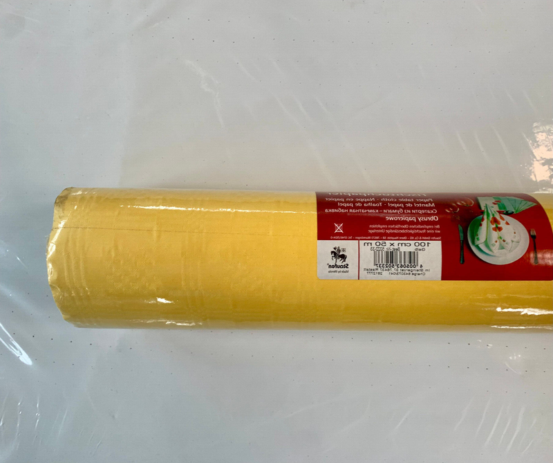 Tischtuchpapier gelb 40g/m², 1 x 50m Demmler