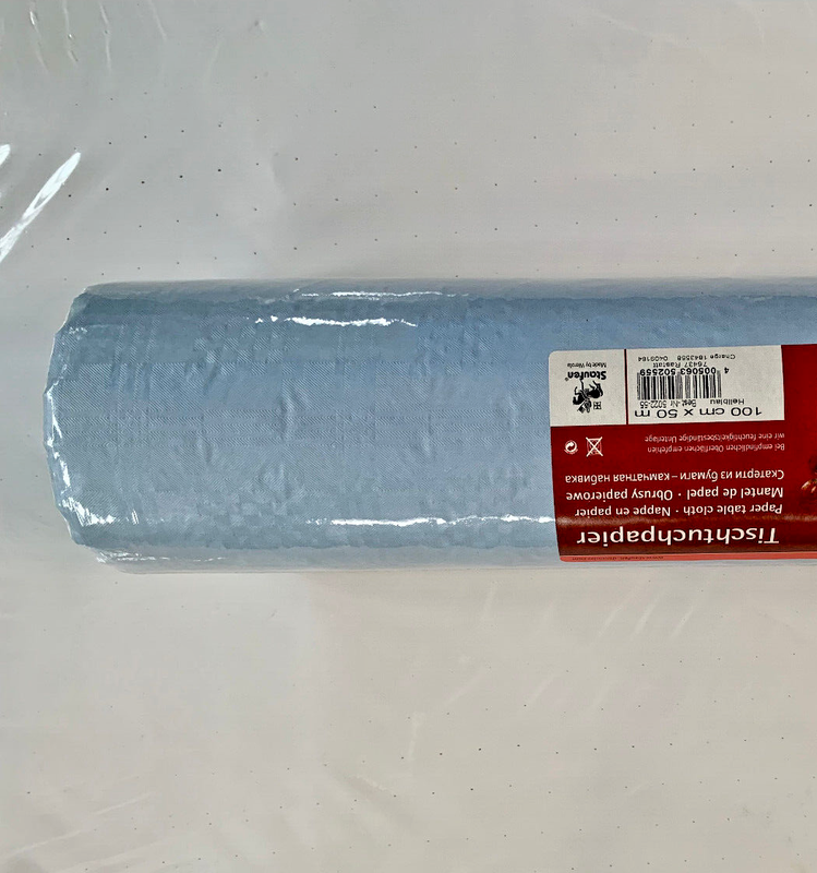 Tischtuchpapier hellblau 40g/m², 1 x 50m Demmler
