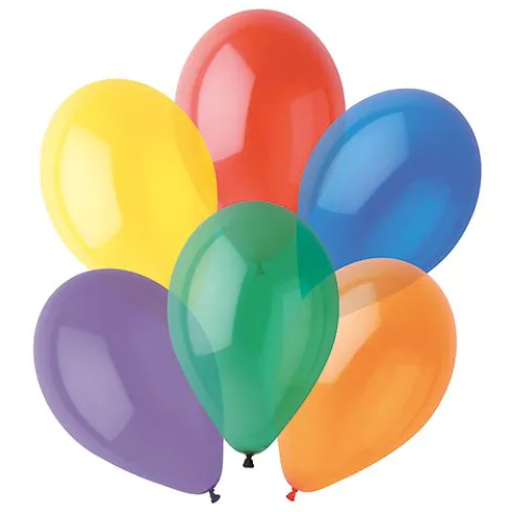 Luftballons Ø 29 cm farbig sortiert &quot;Crystal&quot;
