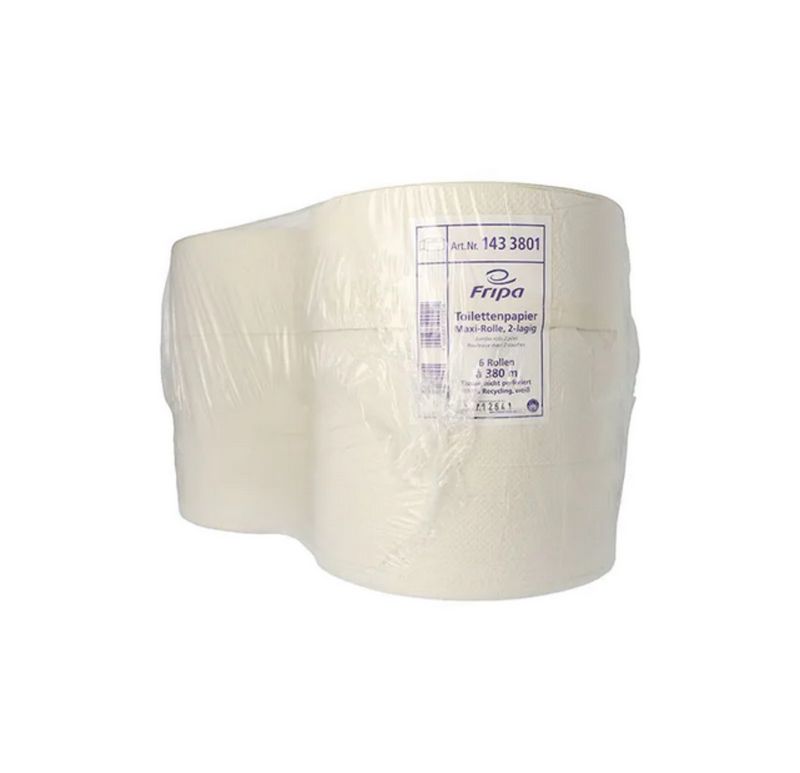 Fripa Toilettenpapier Großrolle, 420 m x 10 cm weiss