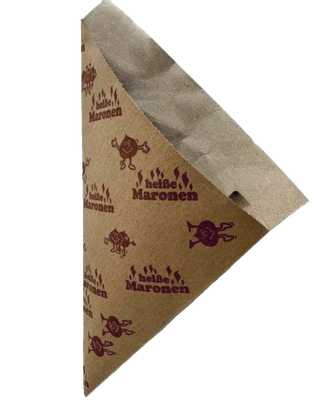 🌰 Maroni Spitztüten aus Papier praktisch umweltfreundlich 125g 🌰