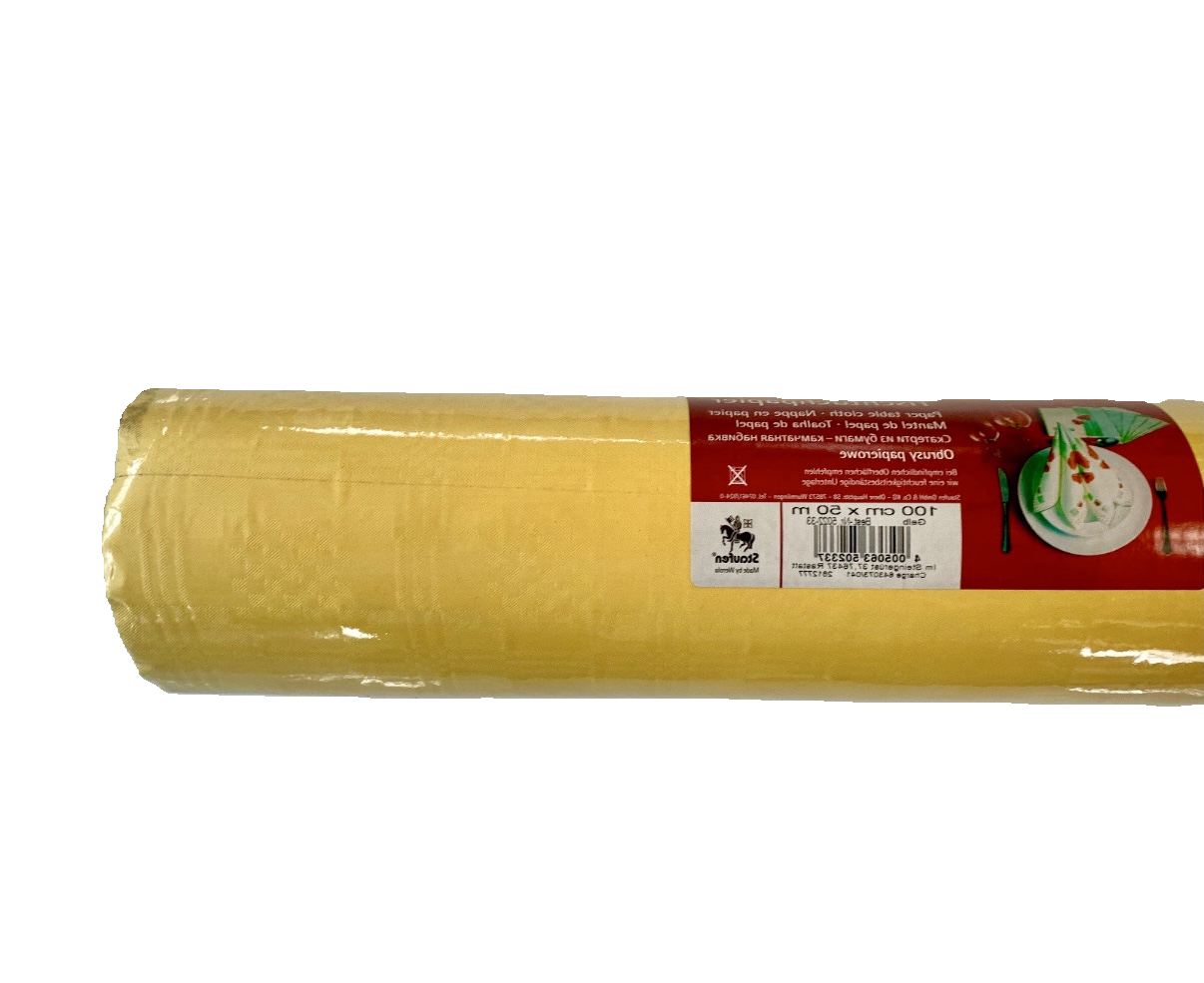 Tischtuchpapier gelb 40g/m², 1 x 50m Demmler