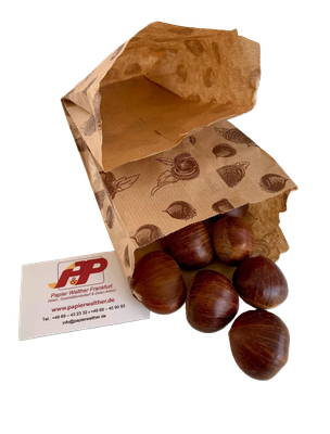 🌰 Maroni-Tüten mit Doppelfach aus Papier praktisch und umweltfreundlich 🌿