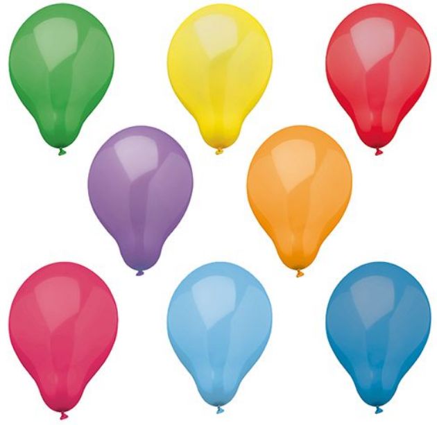 Farbenfrohe Luftballons Ø 25 cm – 80 Stück – Heliumgeeignet &amp; Bunt Sortiert