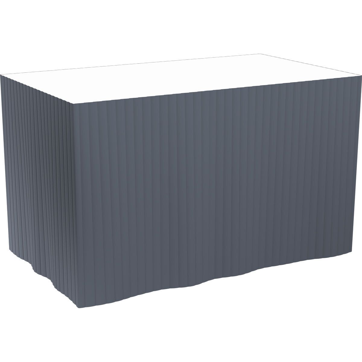 Duni Dunicel Table-Skirtings black 0,72x4 m Elegante Tischdeko für Ihre Feier