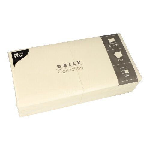 Champagnerfarbene Servietten DAILY Collection, 32 x 32 cm, FSC®-zertifiziert,