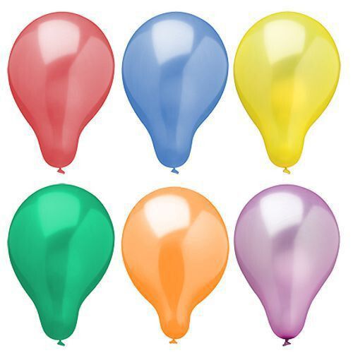 300 Metallic Luftballons Ø 25 cm – Farbig sortiert – Perfekt für Feste &amp; Dekorat