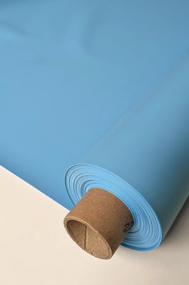 Lacktischdecke 1,30m x 30m 18 my dubliert hellblau – robust, pflegeleicht &amp; vielseitig einsetzbar