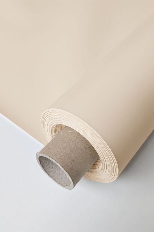 Lacktischdecke 1,30m x 30m 18 my dubliert creme – robust, pflegeleicht &amp; vielseitig einsetzbar