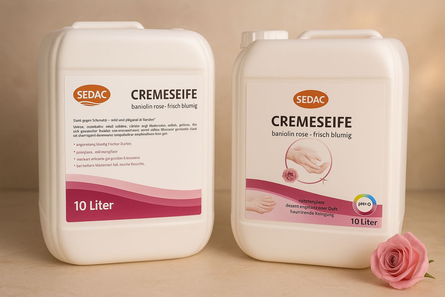 🧴 SEDAC Cremeseife „baniolin rosé – frisch blumig“ – 10 Liter