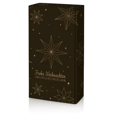 Präsentkarton &quot;Natura Weihnachtssterne&quot; 2er