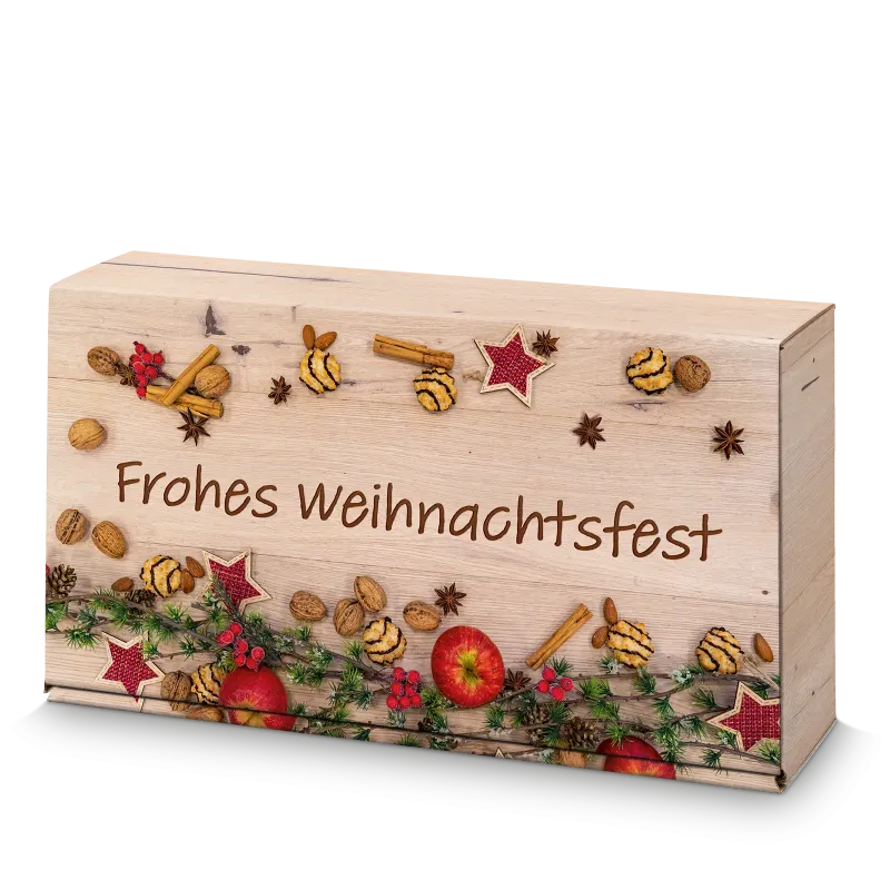 Präsentkarton &quot;Weihnachtsfest&quot; 2er