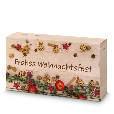 Präsentkarton &quot;Weihnachtsfest&quot; 2er
