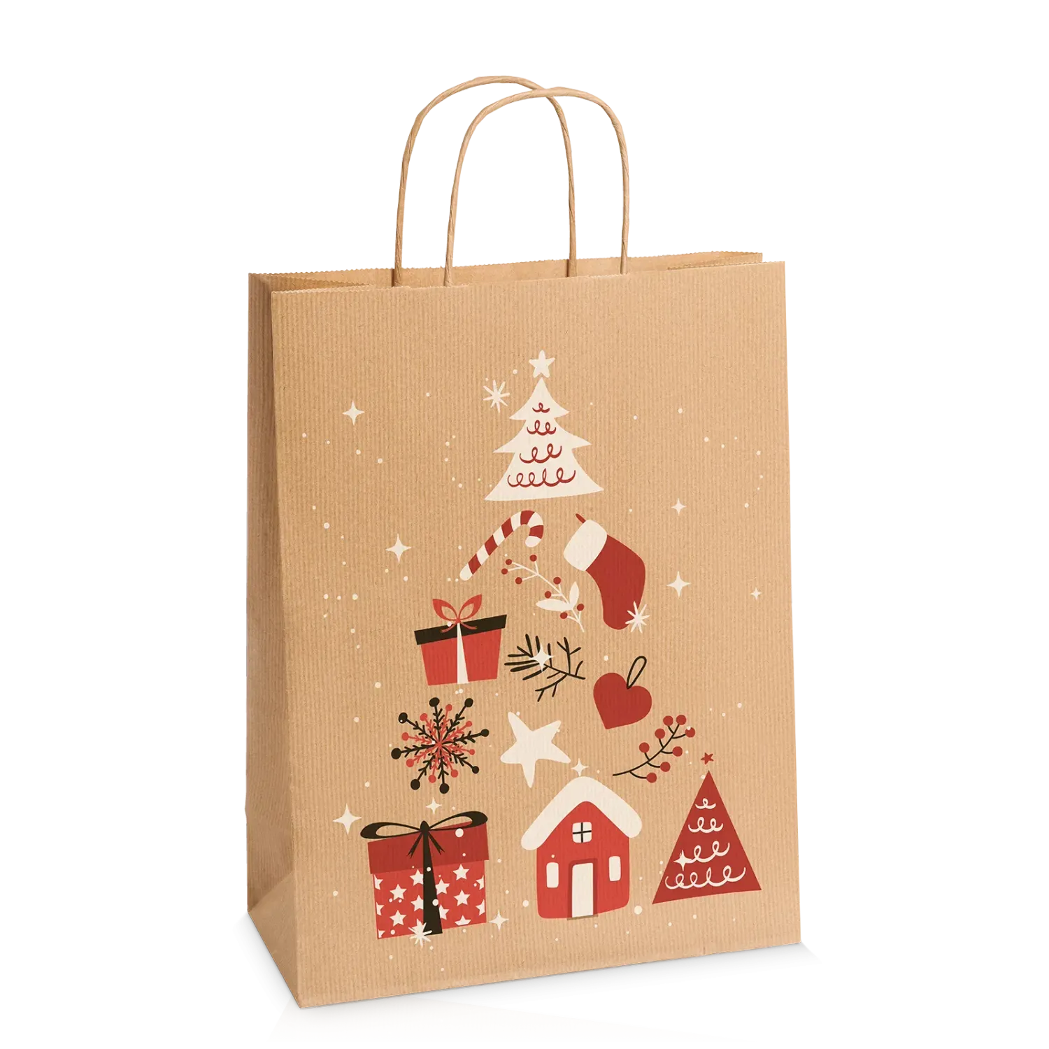 Einkaufstasche Christmas Größe L