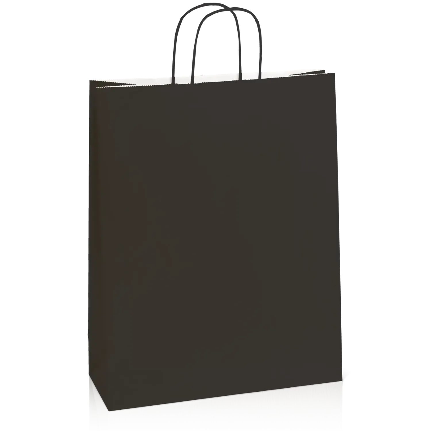 Einkaufstasche Schwarz -XL-, Kraftpapier