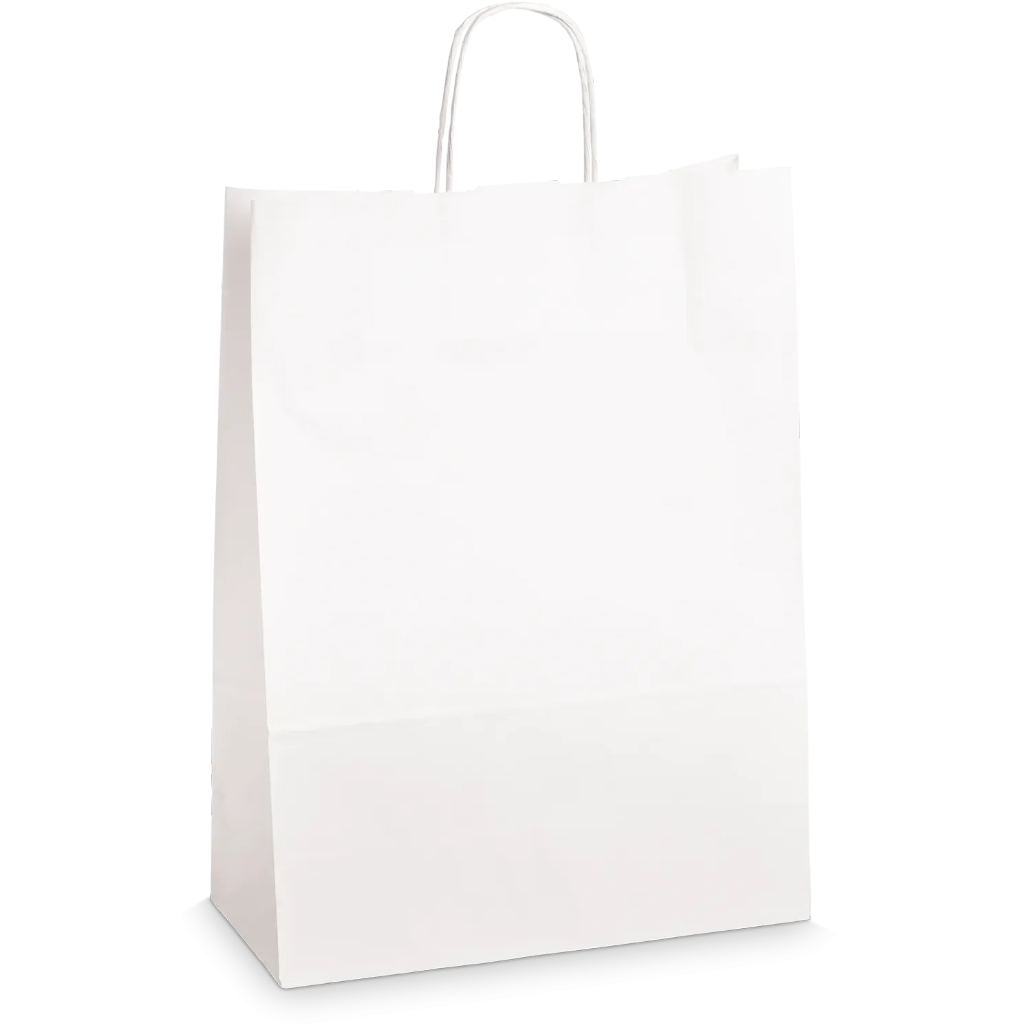 Einkaufstasche Weiß -XL-, Kraftpapier
