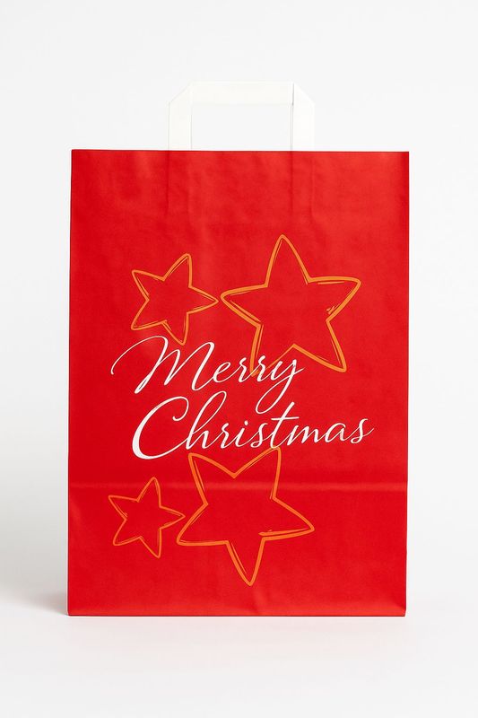 Große Weihnachtstüte  Merry Christmas