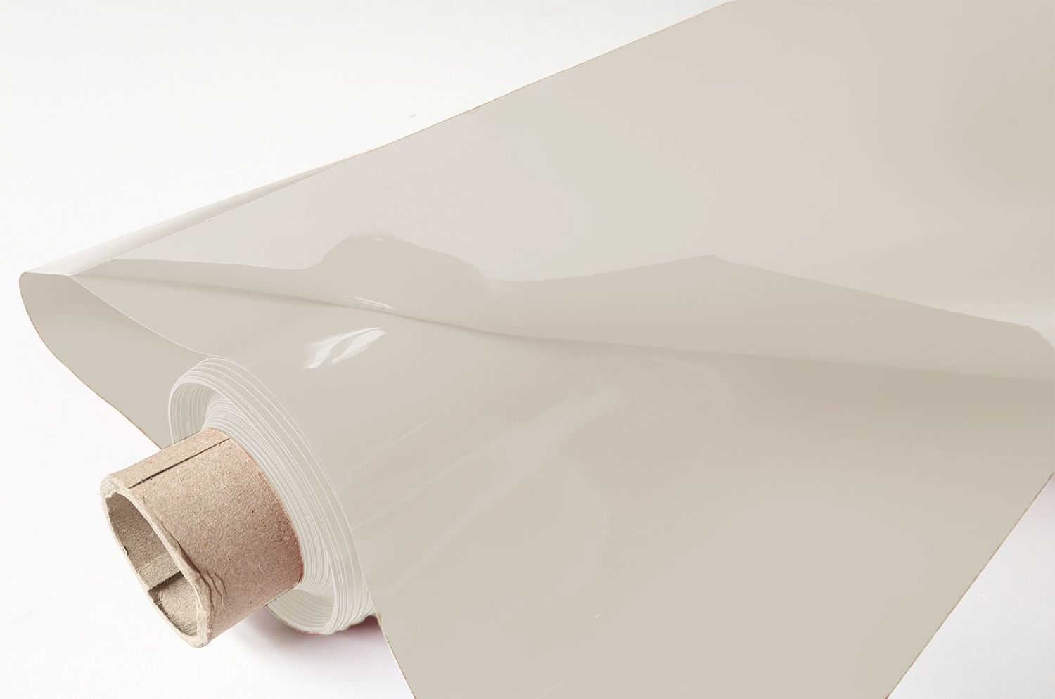 Lacktischdecke 1,30m x 30m 18 my dublierthellgrau– robust, pflegeleicht &amp; vielseitig einsetzbar